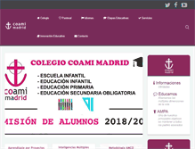 Tablet Screenshot of coamimadrid.es